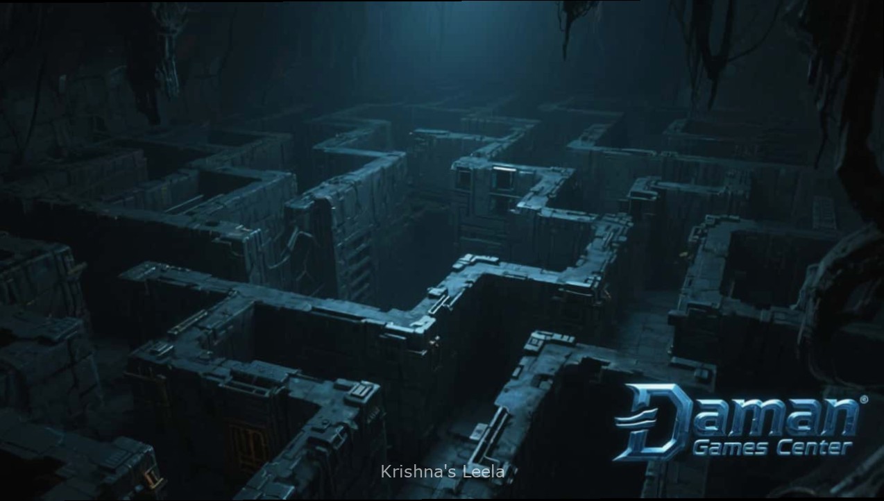 Krishna's Leela upcoming Dwarka expansion Concept art for Krishna's Leela Dwarka expansion showing the underwater city